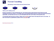 Tablet Screenshot of nossemconsulting.com